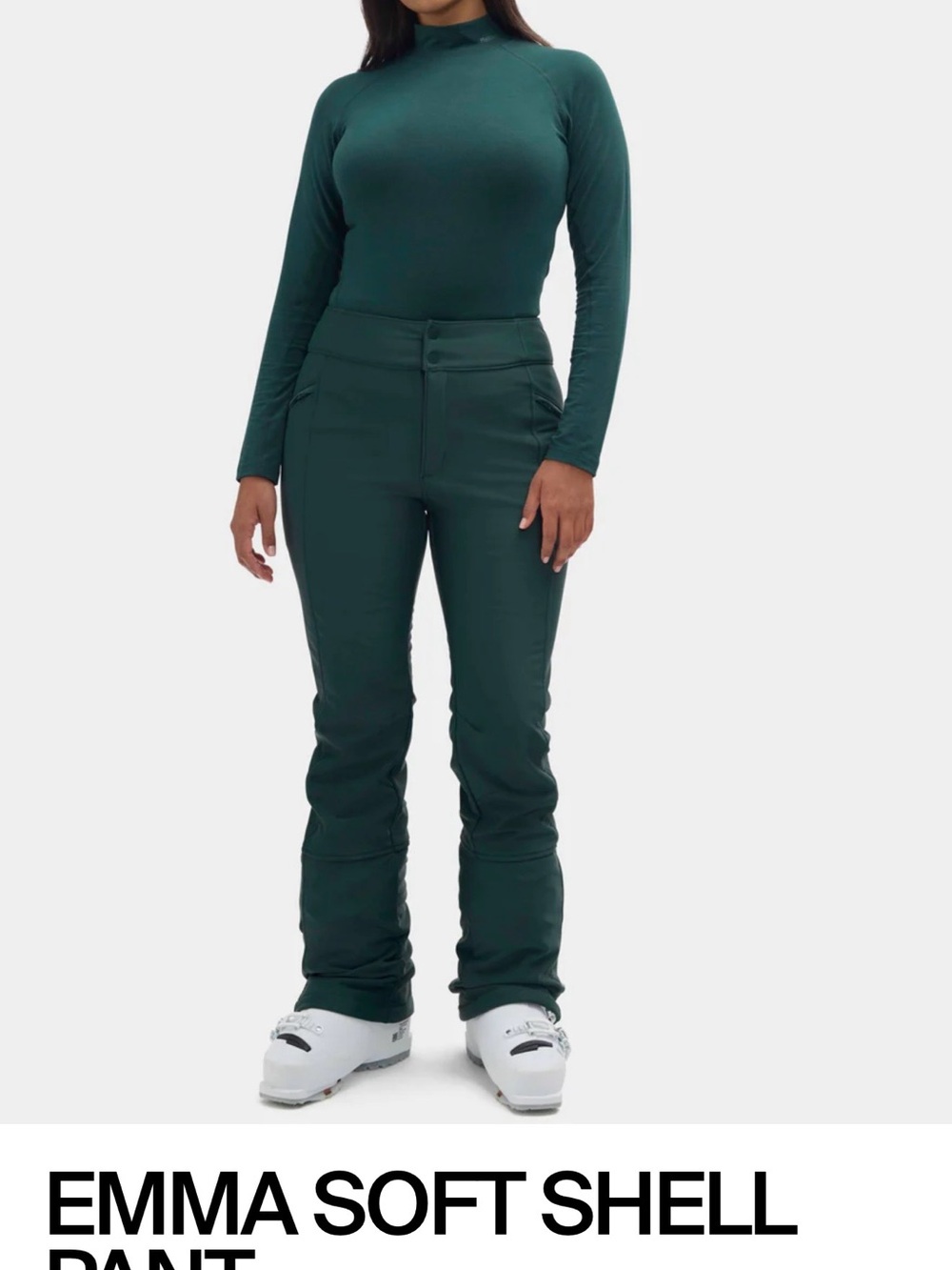 NWT Halfdays - Emma Soft Shell Pants in Alpine